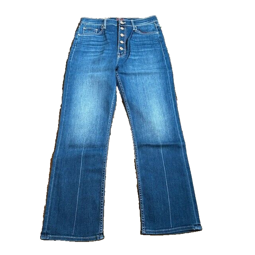 MOTHER The Pixie Rider Ankle Jeans High Rise Button Fly Taxi Dark Wash 32 NWT
